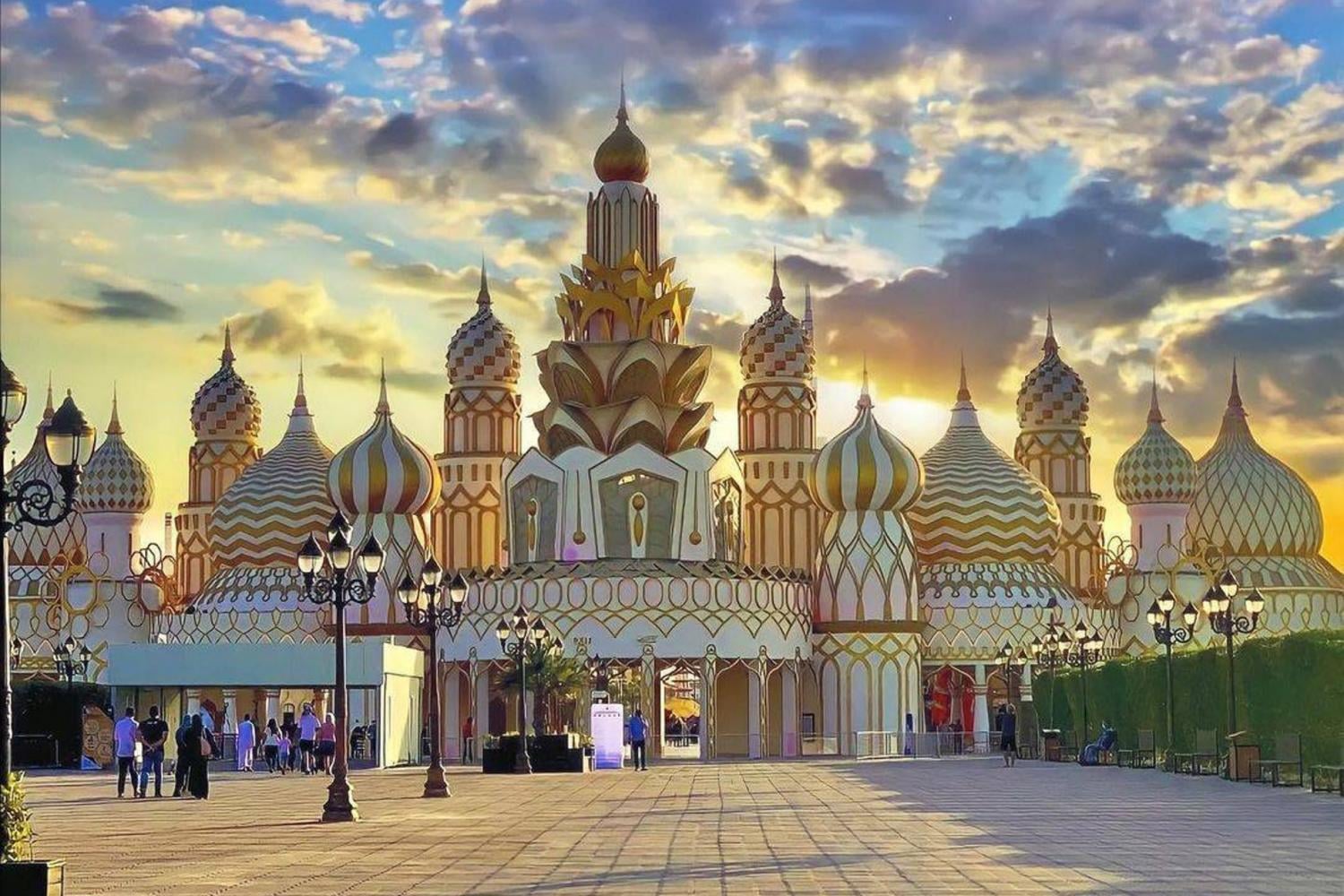 Combo - Global Village and Miracle Garden with Private Transfers